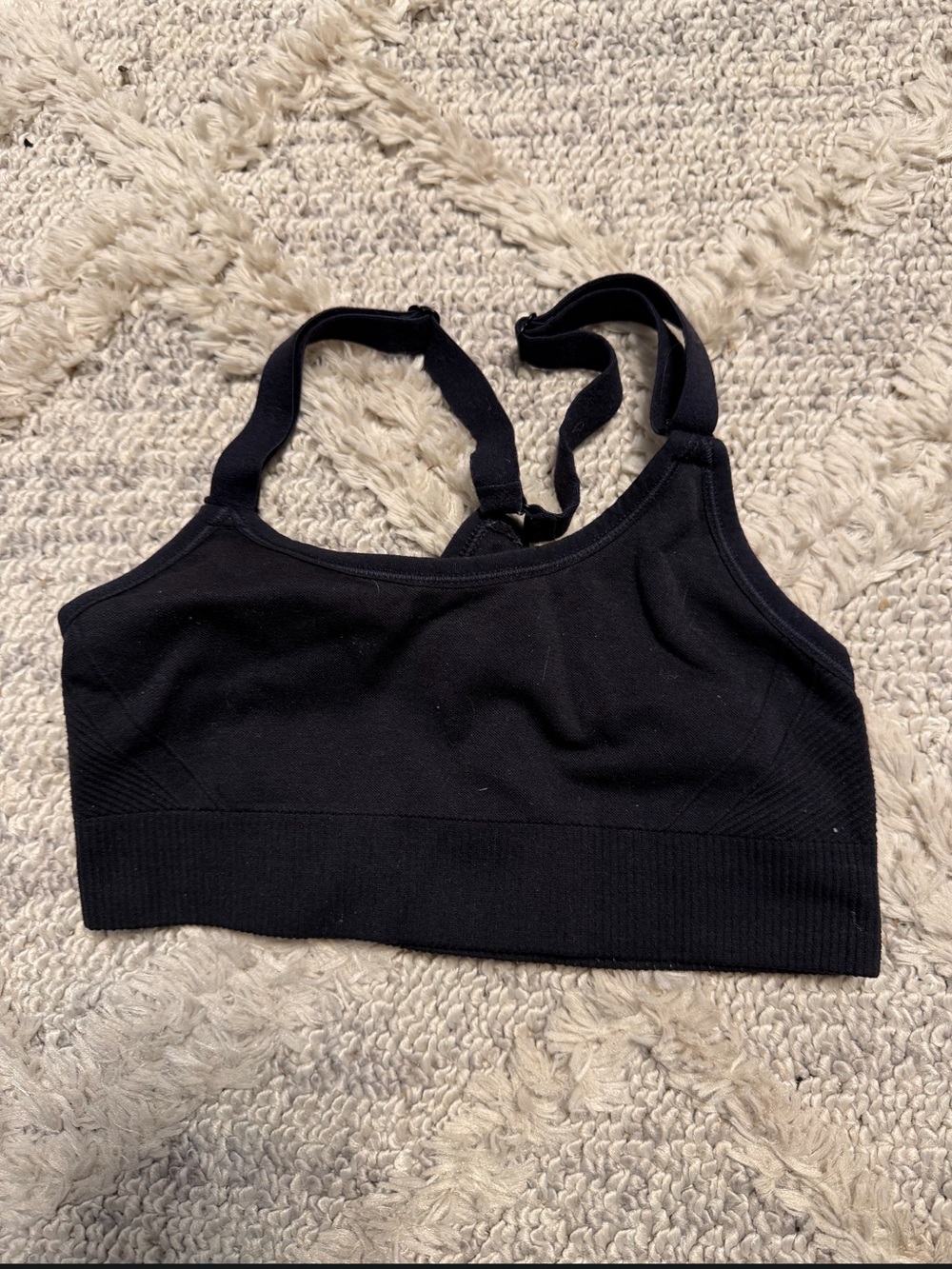 All in motion black sports bra without padding size xs